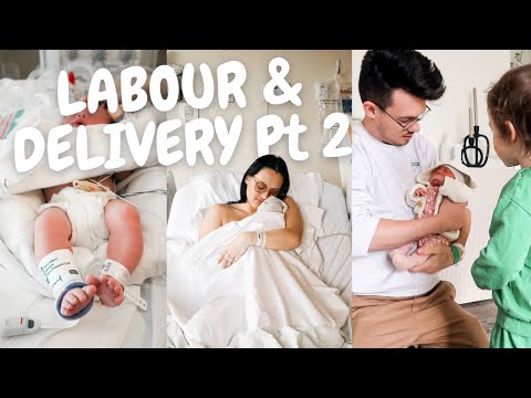 EMOTIONAL first 24 hours with a NEWBORN | BIG sister meets BABY SISTER precious | Emma Cole