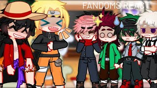 fandoms / protagonists react to each other INTRODUCTIONS | 1/7 | GCRV | gacha reaction