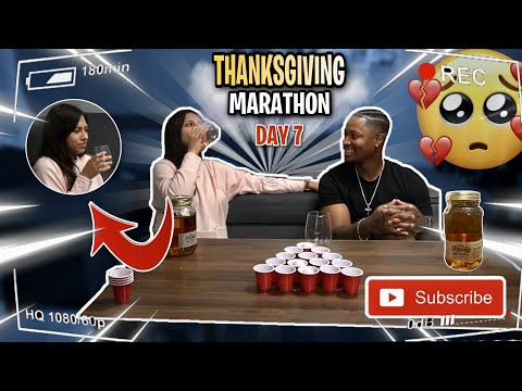 I got my GIRLFRIEND DRUNK on THANKSGIVING! *BEER PONG MOONSHINE CHALLENGE*