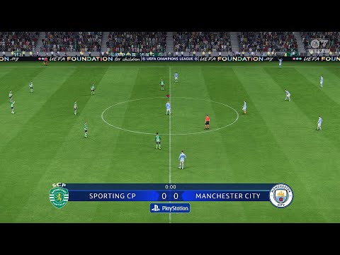 EA SPORTS FC 24 FIFA Gameplay - Sporting CP vs Manchester City - UEFA Champions League (PC)