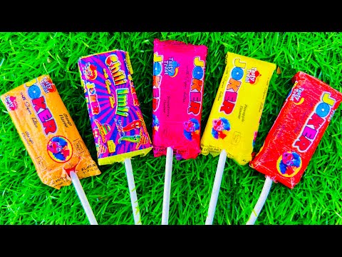 Some popular Candies in the World | New Milk Bottle | mini Cooking | Ice Cream Pop It | Asmr Coca