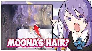 Moona reveal her IRL "Hair" during her cooking stream....