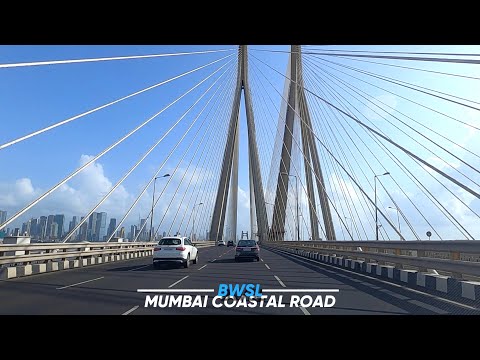 Mumbai Coastal Road - BWSL | 4K Drive