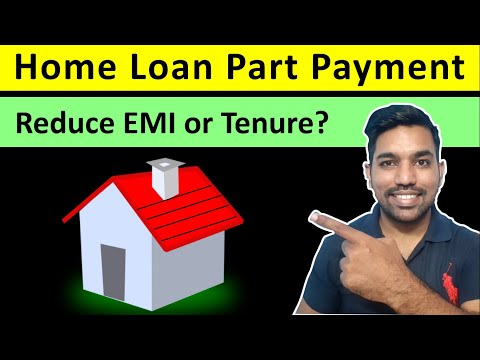 Home Loan Part Payment - Reduce EMI or Tenure? [Excel Calculator]