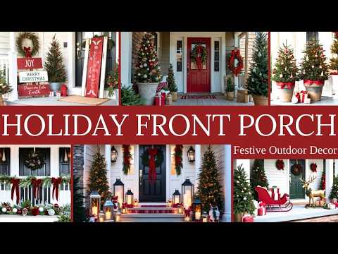 Unique Front Porch Christmas Decor Ideas for a Magical Holiday Season