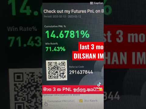 dilshan im academy binance future pnl last 3 months