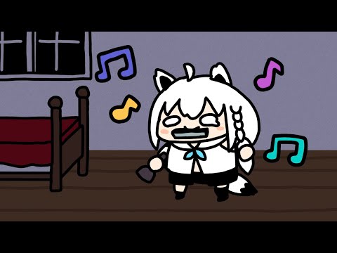 Fubuki play horror game with Harmonica【Hololive Animation｜Eng sub】