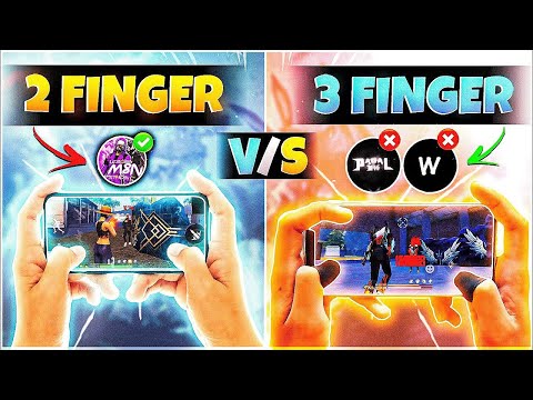 "2 Finger vs 3 Finger: Which is the Best Free Fire Control Method ?" | Free Fire 3 Finger Setting