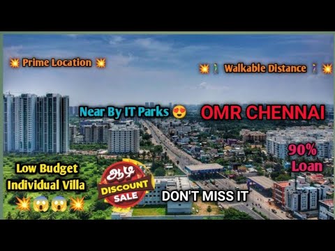 😱😍 குறைந்த விலையில்  தனி வீடு |  Builder Contact | New Site | OMR | 90% Bank loan | Hot Location💥