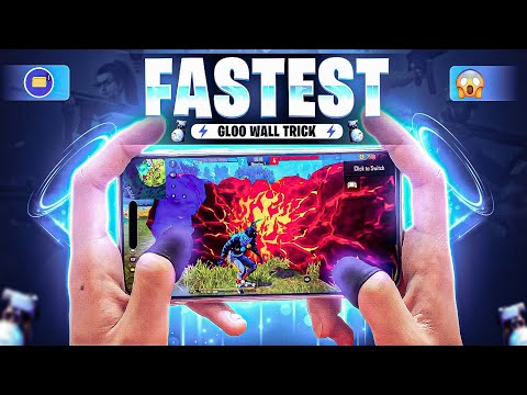 Tutorial - Fastest Gloo Wall On Mobile Like Other Server Players | Very Fast Gloo Wall Tricks !!