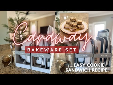 2023 HOLIDAY BAKING | Caraway Bakeware Set | Easy Cookie Sandwich Recipe