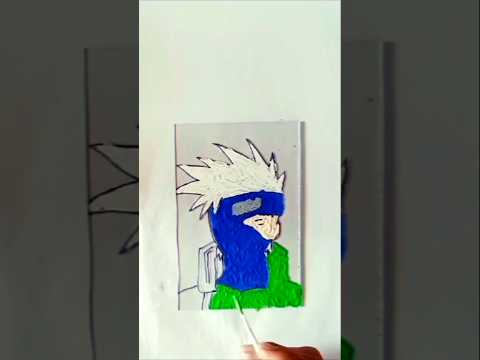 ✨Goku on(glass painting)🤤😋#drawing #art #goku#shots #trending