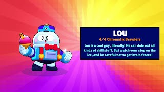 Brawl Stars Season 4 Holiday Getaway Lou Unlocked