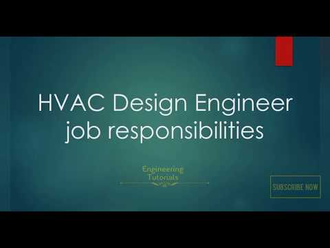 HVAC design Engineer Job responsibilities