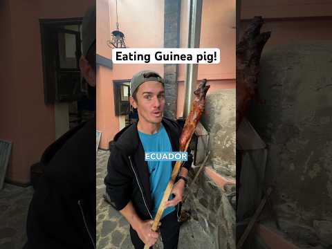 Eating GUINEA PIG in Ecuador! 🤮