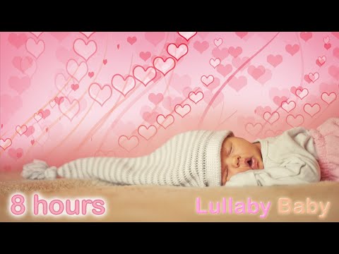 ✰ 8 HOURS ✰ Super Relaxing Baby Music 💕 Hearts video 💕 Bedtime Lullaby For Sweet Dreams Sleep Music