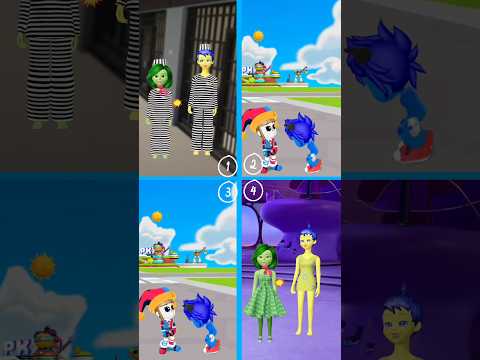 Inside out poipoipoi Shin Sonic #shorts #insideout2 #digitalcircus #joy #pomni #sonic