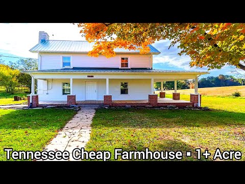 Tennessee Cheap Farmhouses For Sale | $249k | 1.2 Acres | Old House Life Channel