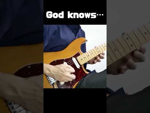 「God knows…」をギターで弾いてみた【涼宮ハルヒの憂鬱】 #shorts