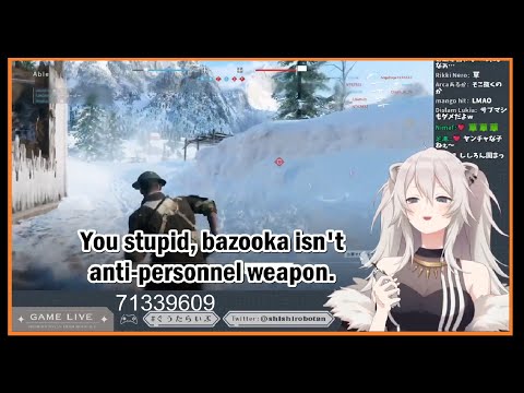 Botan Laughed so Hard When Someone Aimed Bazooka at Her [Hololive/ENG SUB]