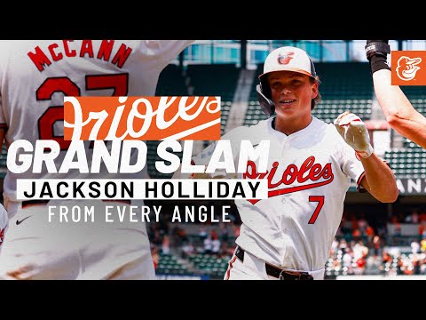 Every Angle of Jackson Holliday's First MLB Home Run | Baltimore Orioles