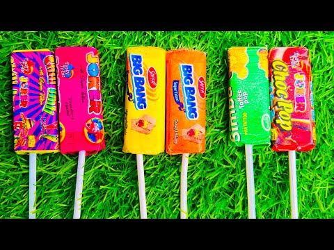 Some popular Candies in the World | New Milk Bottle | mini Cooking | Ice Cream Pop It | Asmr Coca