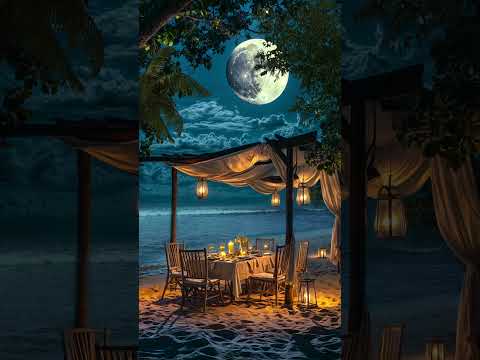 Deep Ocean Sounds for Fall Asleep Easily | Beach Night Tranquility  #relaxingbeach #beachsounds