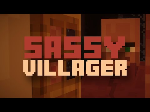 If Villagers Were More Sassy! (60fps Minecraft Machinima)