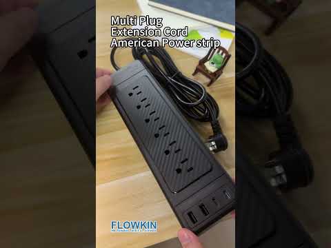 Multi PlugExtension Cord American Power strip With 18AC Outlets