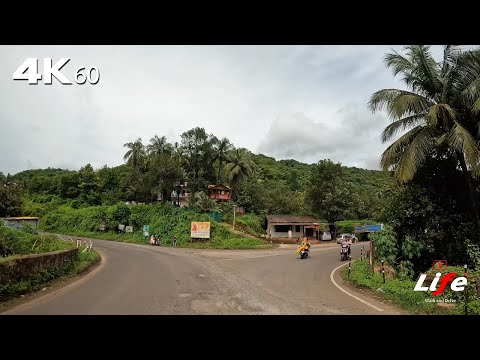 Driving in Konkan 10: From  Baw Nadi Bridge via Pangari Rd to Tamhane | 4K 60fps