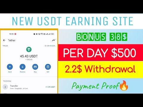 USDT Mining Site 2023 | Daily Earn 2.2 USDT | Make Money Online | Usdt Earning