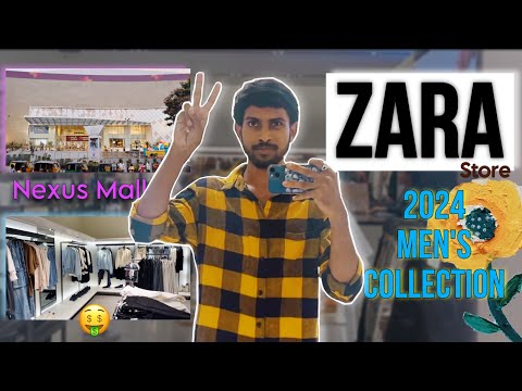 Zara store 2024 men’s clothing collection nexus mall Hyderabad dairies #13 💟