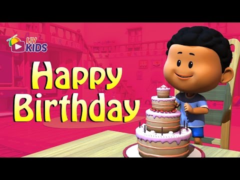 Happy Birthday To You Song with Lyrics | LIV Kids Nursery Rhymes and Songs | HD