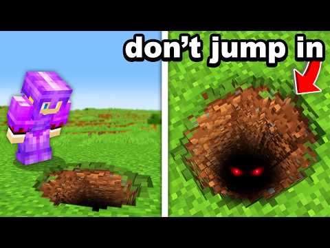 Fooling my Friend with a Realistic Hole in Minecraft...