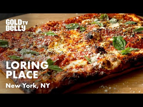 Watch the Owner of Loring Place Dan Kluger Cook Up His Washington Squares Grandma Pizza