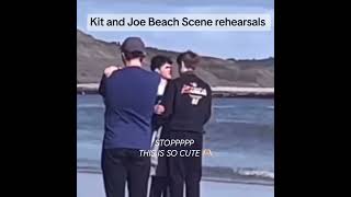 Old But Gold. Kit Connor and Joe Locke beach rehearsals ❤️ #heartstopper #shorts