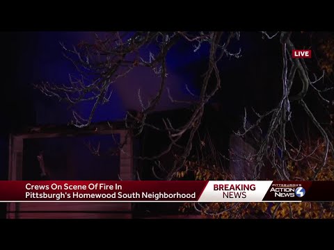 Early morning fire in Pittsburgh's Homewood South neighborhood