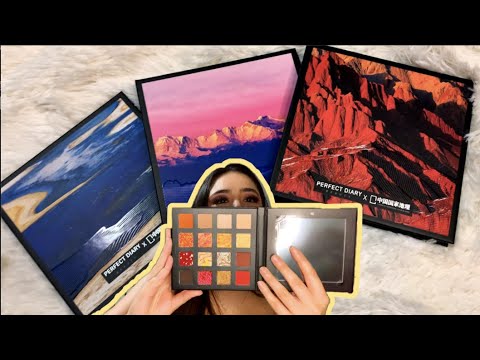 Makeup Unboxing! National Geographic X Perfect Diary| Eye Makeup Tutorial