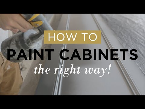 How to paint cabinets (the right way!)