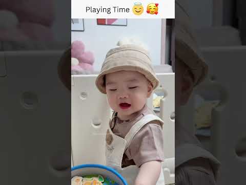 😍 Cute baby Playing 🤣 | Funny Baby #laughing #cute #shorts #viral #funnybabyvideos