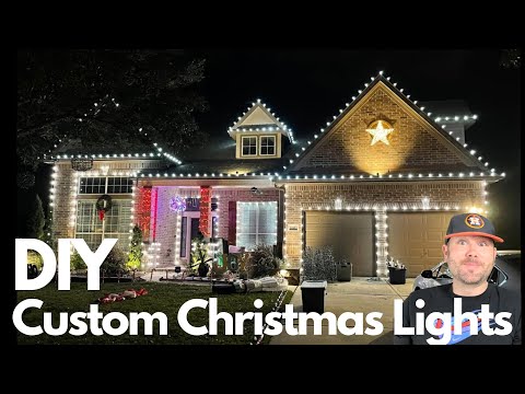 Outlining Your House With Custom Length Christmas Lights: DIY Tutorial