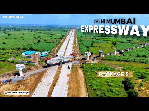 Delhi Mumbai Expressway Package 5 Update | Kim To kosamba August 2024 | #gujarat #4k