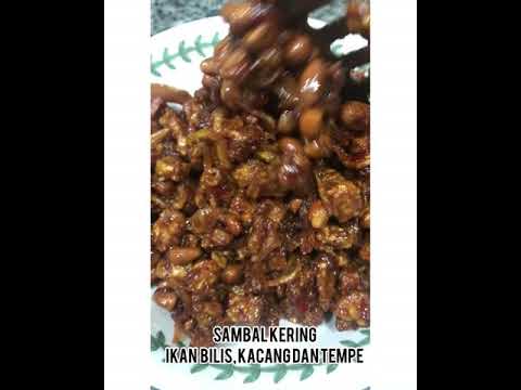 Sambal Kering Ikan Bilis Kacang dan Tempe | Versi Simple dan Gerenti Rangup!