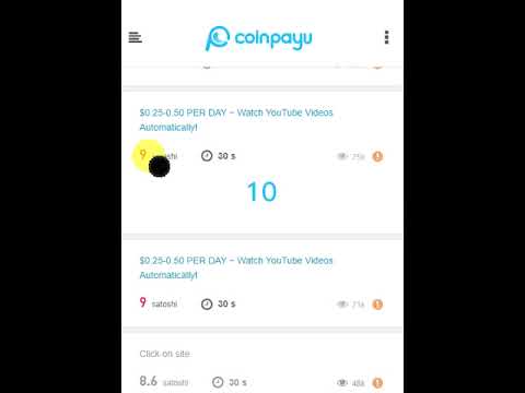 Earn  lots of bitcoin on coinpayu - paid version! #bitcoin #earningwebsite #cryptosignals