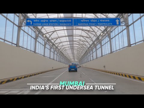 Mumbai Coastal Road Tunnel | INDIA'S🇮🇳 First UNDERSEA TUNNEL - 4K DRIVE