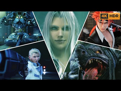 Final Fantasy 7: Remake | All Bosses & Ending In 4K HDR