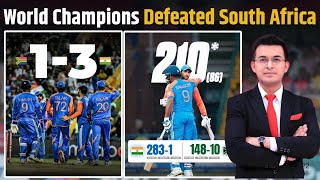 IND vs SA: Surya & Co. wins the T20I series against SA 3-1 ! Team India has win % of 92 in 2024 !