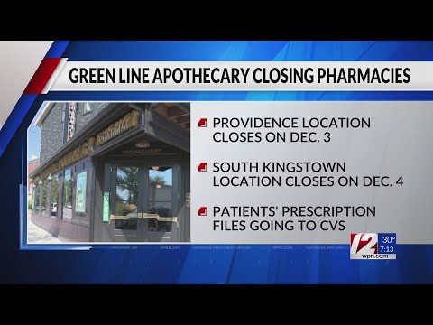 Green Line Apothecary to close its pharmacies next month