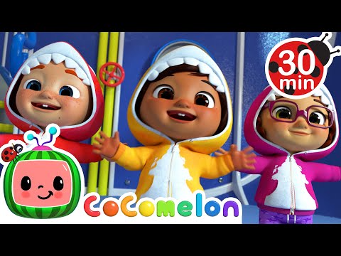 Baby Shark Nina Scubadiving | with Nina and JJ | Cocomelon Nursery Rhymes for Kids