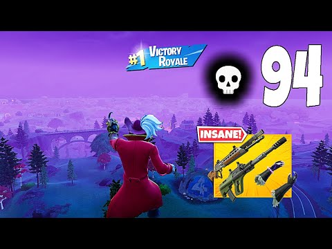 94 Elimination Solo Vs Squads "Zero Build" Gameplay Wins (Fortnite chapter 5 PC)